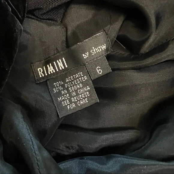 VINTAGE Black Velvet Halter Neck‎ Thigh Slit Racerback Mesh Panel Column Gown - Picture 4 of 5